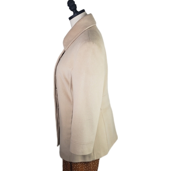 Calvin Klein Womens Angora/Wool Blend Coat Size 4 - Picture 3 of 12